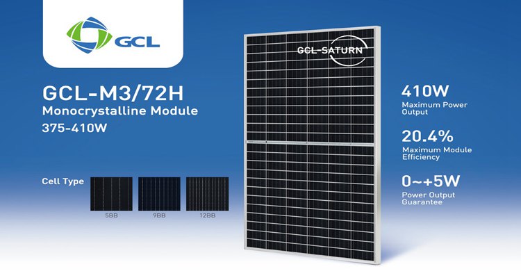 GCL-M3/72H Monocrystalline Solar Module 375-410W