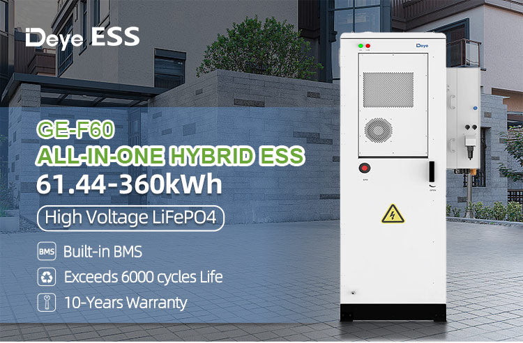 Deye ESS GE-F60 All-In-One Hybrid ESS 61.44-360kWh Energy Storage System