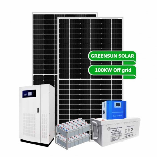 Greensun Solar Off-Grid Sistem 100kW - Endüstriyel Şebekeden Bağımsız