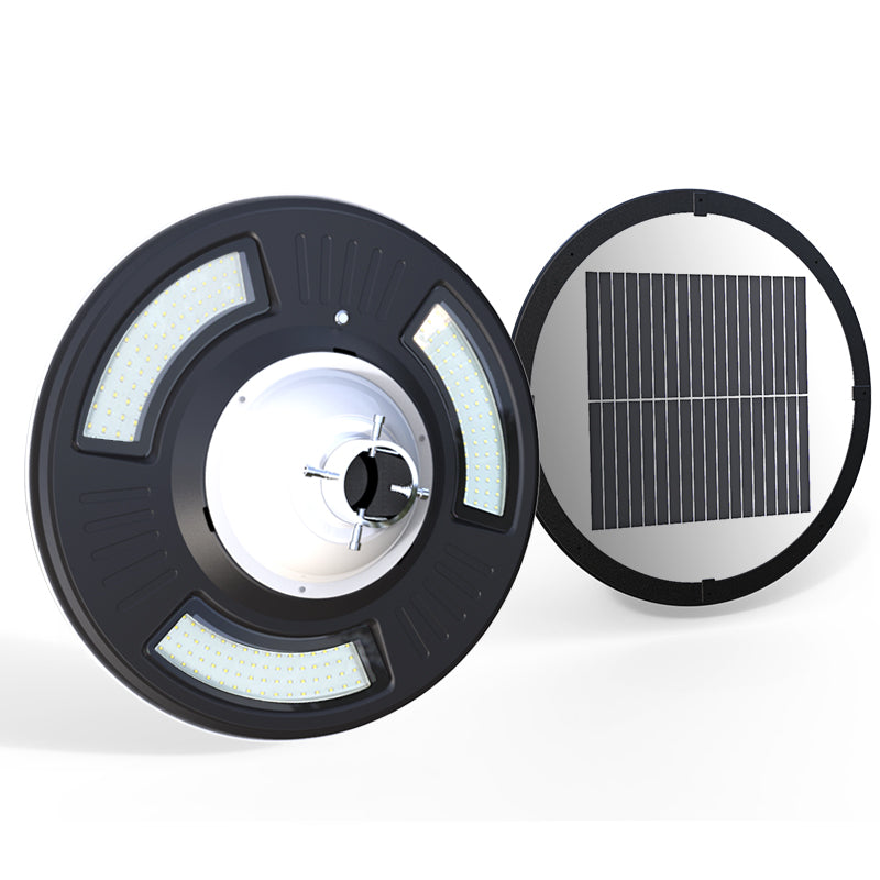 UFO Solar Garden Light Decorative Pole Street Light With Remote Control 3 Years warranty pillar light