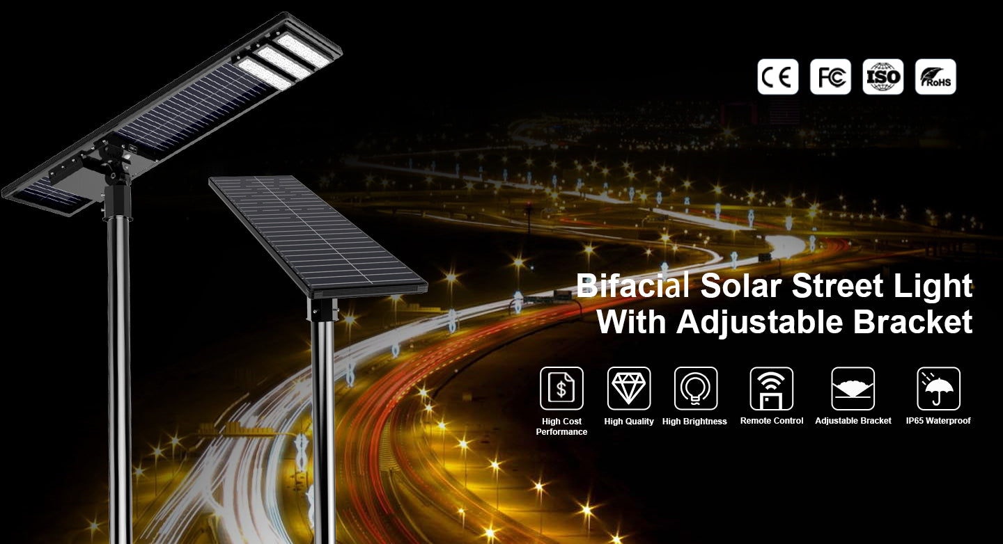 High Brightness Solar Powered Street Light 200w Solar Powered Highway LED All In One Remote Control Solar Powered Street Light