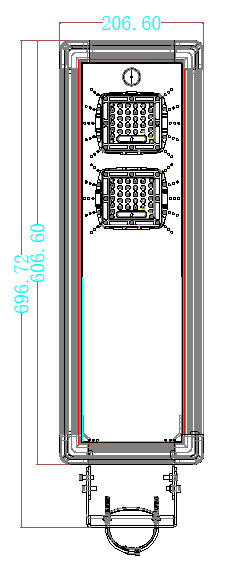 Solar Courtyard LED Street Light Plus Version