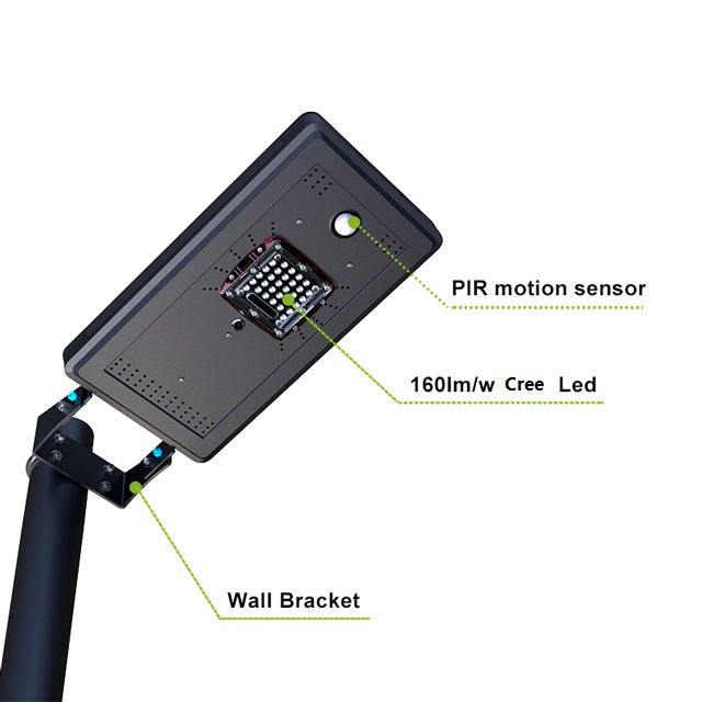 Solar courtyard led light