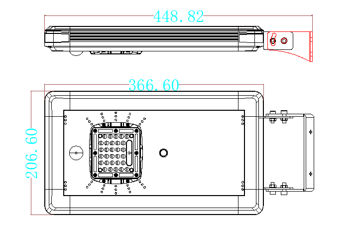 Solar courtyard led light