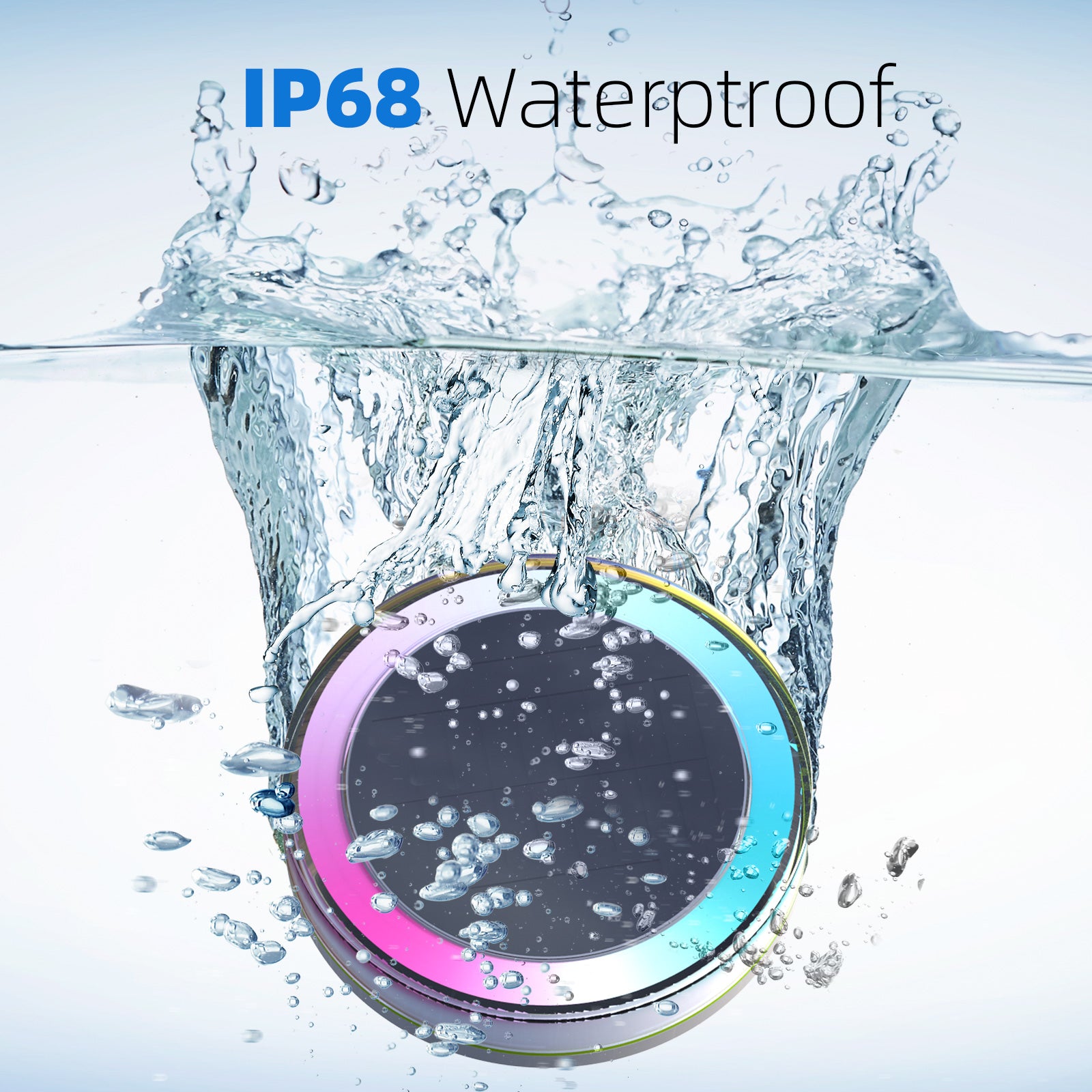 RGBW solar swimming pool led light with Bluetooth