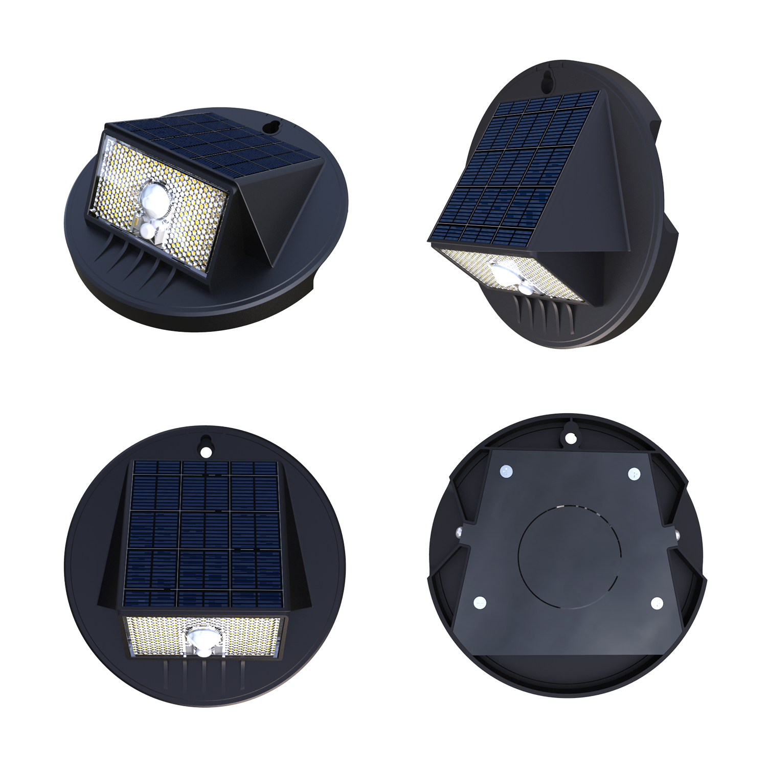 Butterfly wing lighting solar led fence light