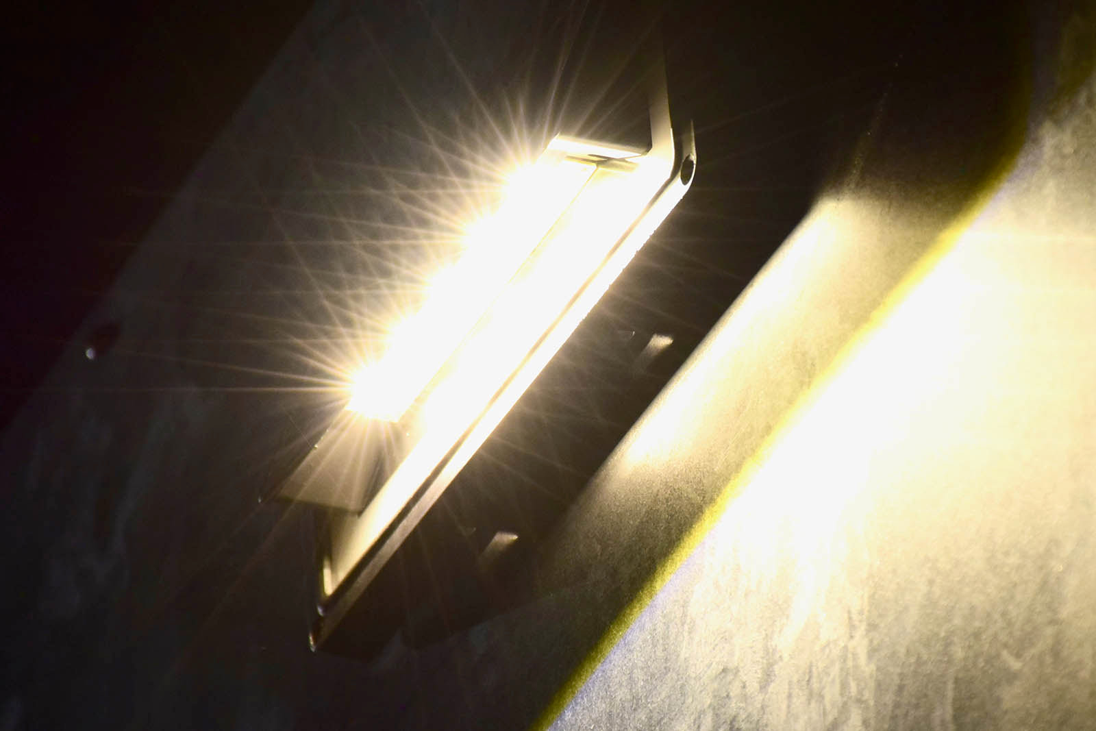 Aluminum Solar Step Light With Landscape Led