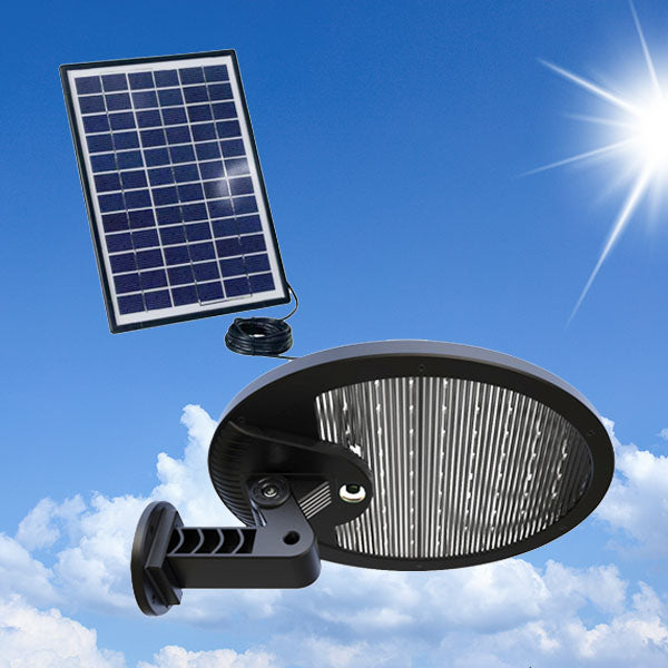 56Leds Rotatable Solar Led Motion Wall Light with external solar panel
