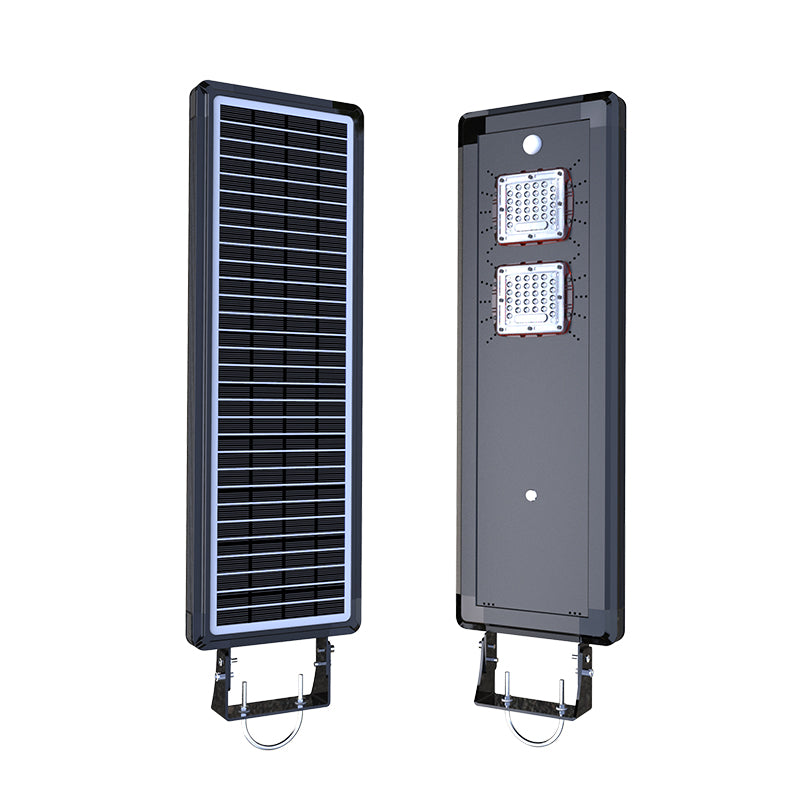 EVIEKO EV-GL-103 solar courtyard light – front and back