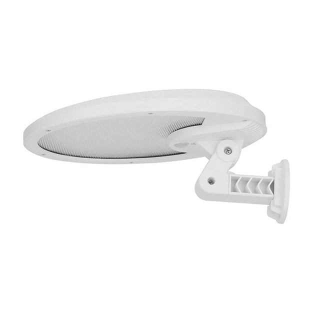EVIEKO EV-WL-103 rotatable solar wall light – white, front view