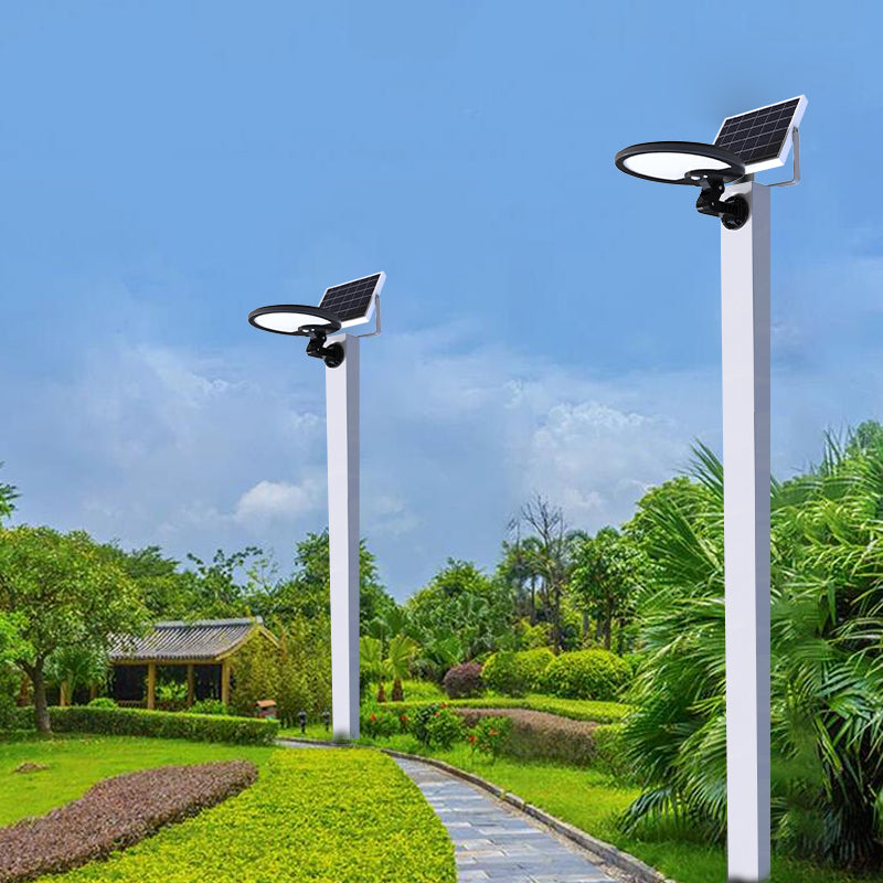 EV-WL-104 pole-mounted on a garden path