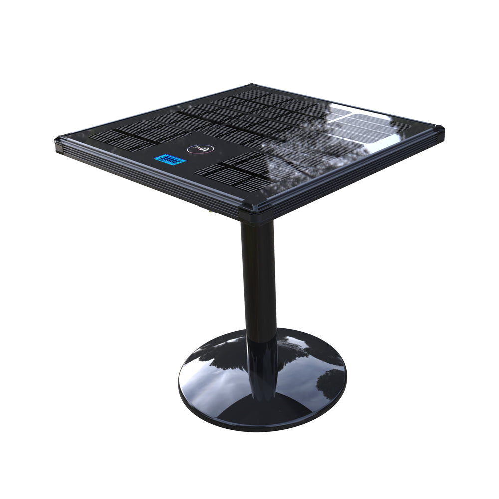 EVIEKO solar charging coffee table – side view