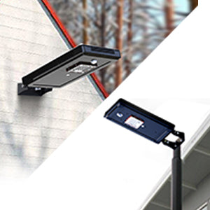 EV-GL-102 wall-mounted on a building