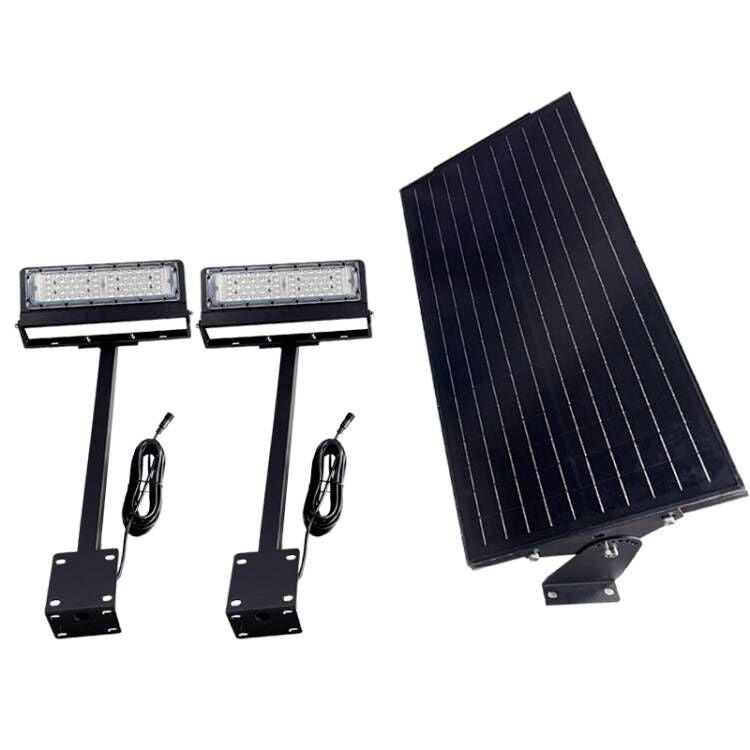 EVIEKO solar sign light kit, 2 heads – two lamp heads and solar panel