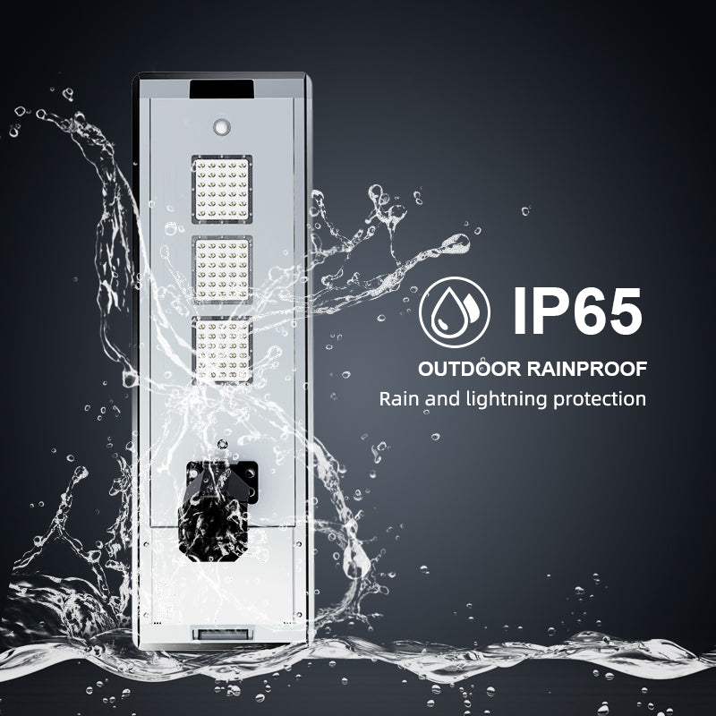 EVIEKO all-in-one solar street light – IP65 outdoor rated