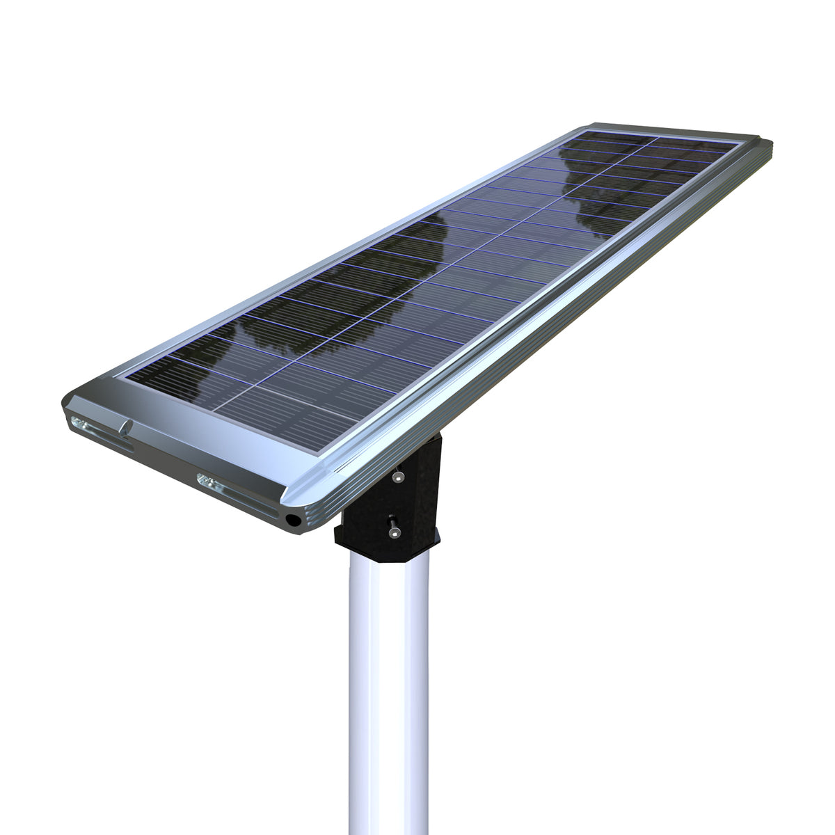 EVIEKO all-in-one solar street light – monocrystalline panel side