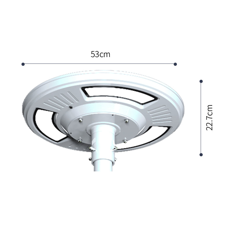 EVIEKO EV-PZ-104 UFO solar plaza light – dimension drawing