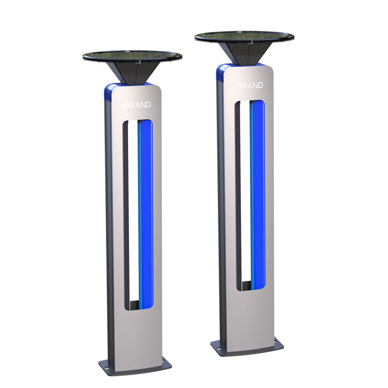 Intelligent night- control Solar bollard led light waterproof IP65 aluminum alloy garden pathway light 100cm