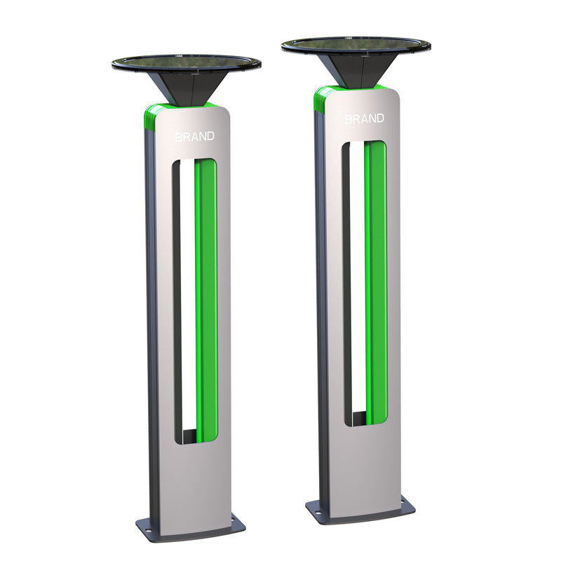 New Modern Solar Outdoor Landscape Path Bright LED Bollard Lighting | Commercial & Residential 60cm