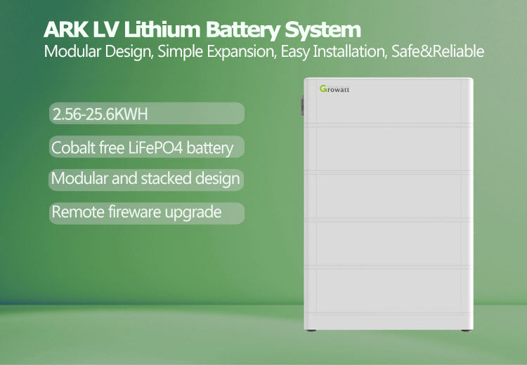 Growatt ARK LV Lithium Battery System 2.56-25.6KWH