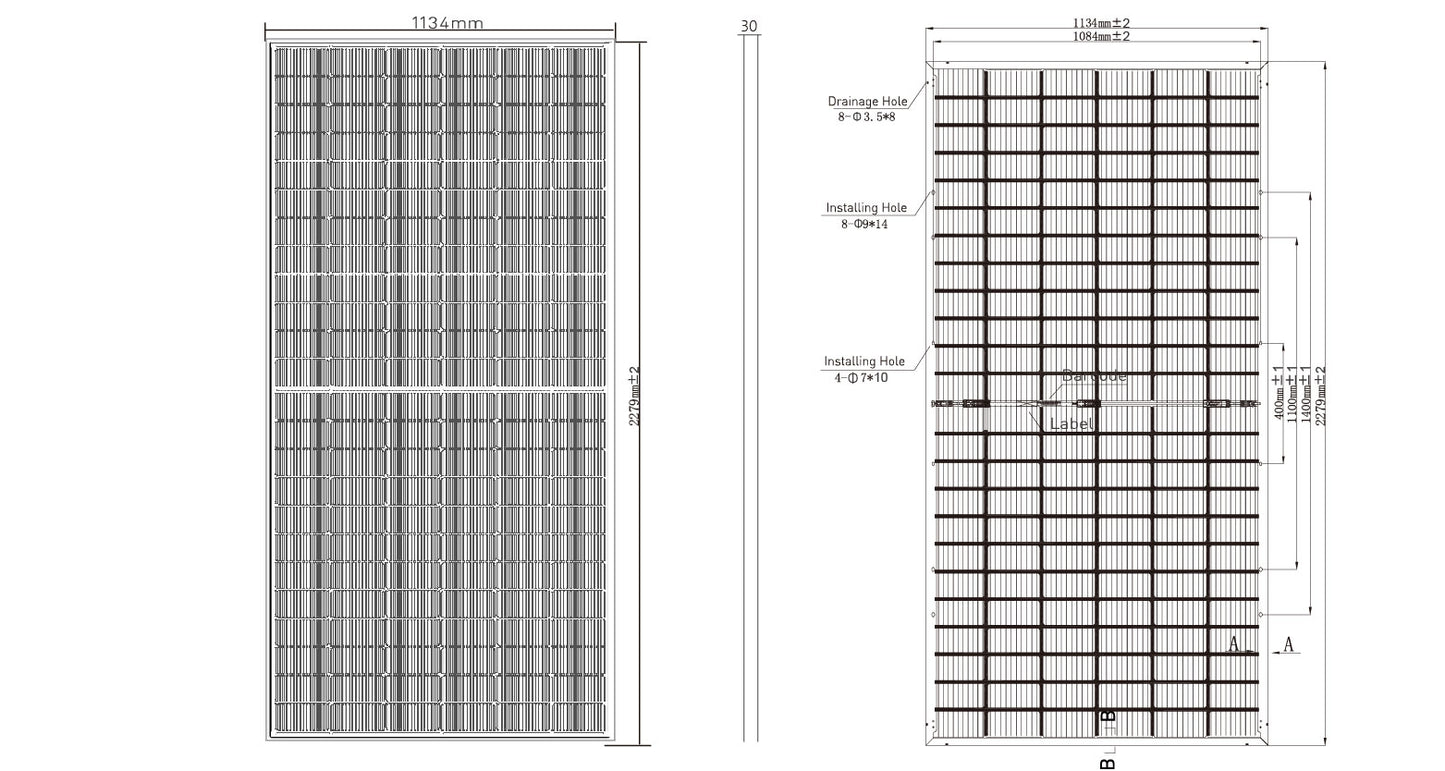 GreensunSolar GSM-M10/144DG 565-585 Watt TOPCon Bifacial Dual Glass Solar Panel
