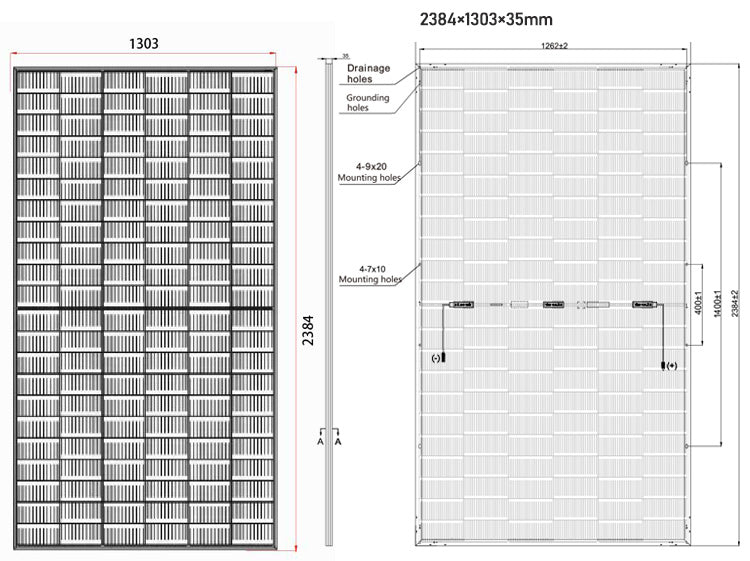 HJT Hyper-ion RSM132-8-675-700BHDG 210 Heterojunction Module 675-700W