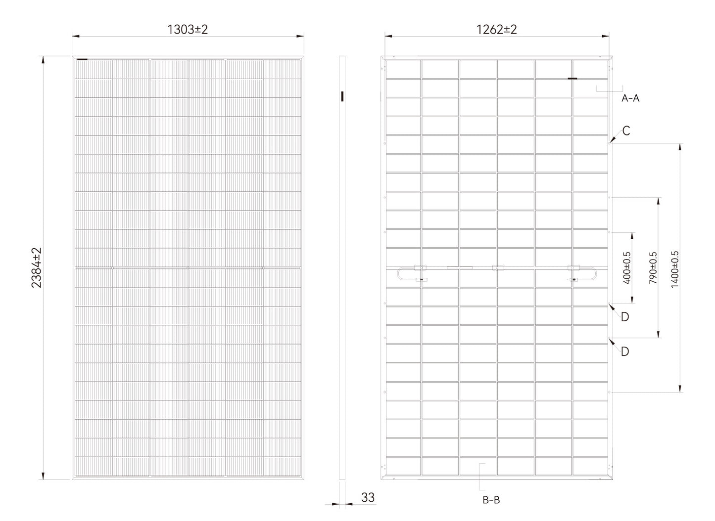 GreensunSolar N-Type Bifacial Dual Glass 700-730W Solar Panel