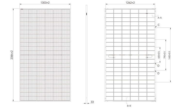TWV Solar TWMNE N-Type Half-cell Bifacial Module 66HD 700-720W
