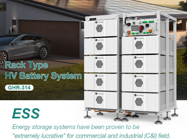 GHR-314 Rack Type HV Battery System - Yüksek Voltajlı Enerji Depolama Sistemi
