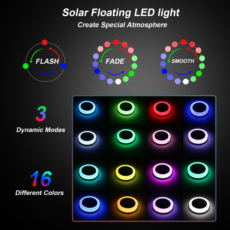 RGBW solar swimming pool  led light  with Bluetooth