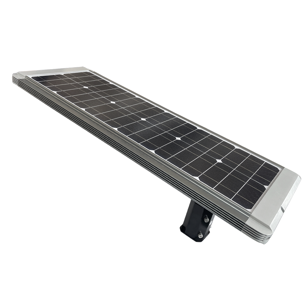 Outdoor High Conversion Energy Saving Aluminum Alloy Material Glass Solar Outdoor Street Lighting Street 40W Led İntegrated lamp