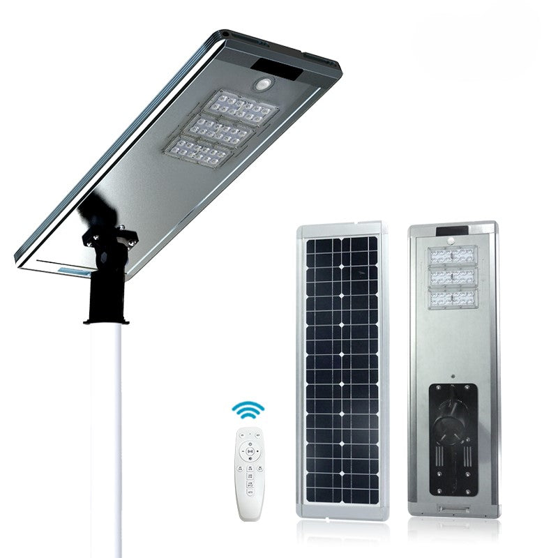 Outdoor High Conversion Energy Saving Aluminum Alloy Material Glass Solar Outdoor Street Lighting Street 40W Led İntegrated lamp