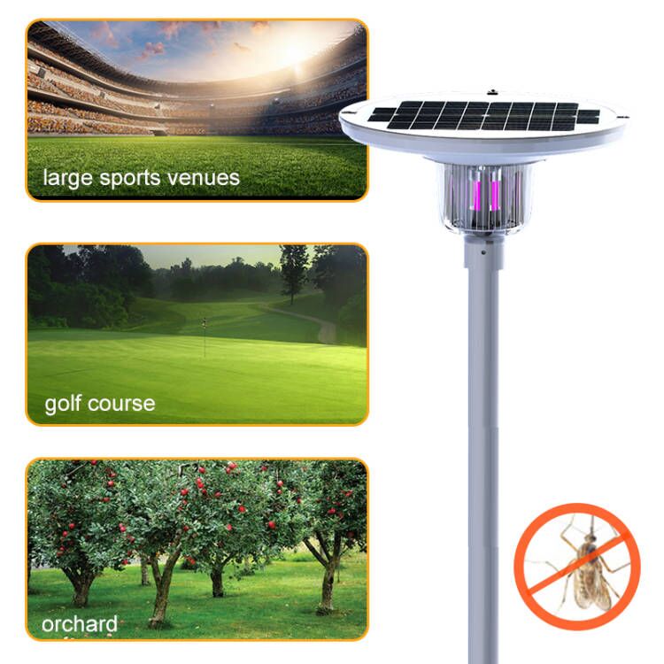 UFO Solar Plaza Light With Insect Mosquito Killer Light Landscape Garden Pathway Lamp