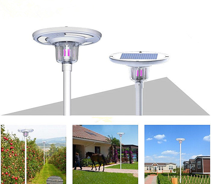 UFO Solar Plaza Light With Insect Mosquito Killer Light Landscape Garden Pathway Lamp