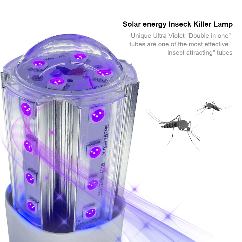 UFO Solar Plaza Light With Insect Mosquito Killer Light Landscape Garden Pathway Lamp