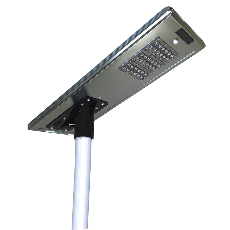 Outdoor High Conversion Energy Saving Aluminum Alloy Material Glass Solar Outdoor Street Lighting Street 40W Led İntegrated lamp