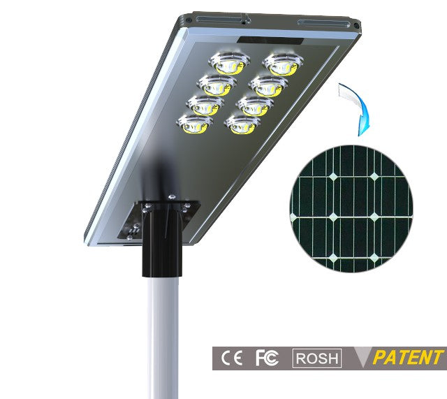 ELS-38P Sokak Güneş Lambası - 75W High Efficiency Monocrystalline