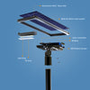 80W Bifacial AI Solar Street Light