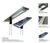 Oxidized Aluminum All-in-One Solar Street Light
