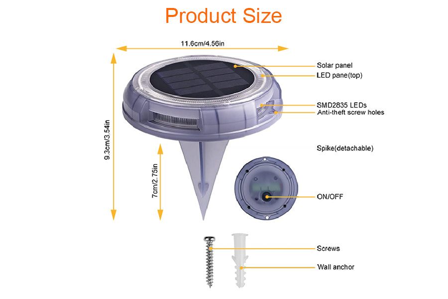 Solar garden deck light