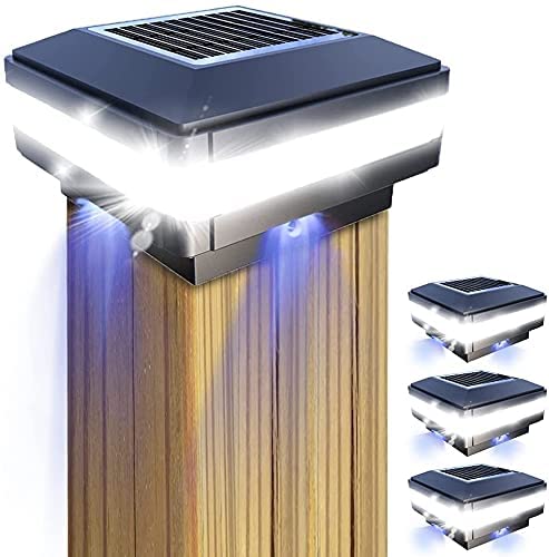 Solar post cap led light