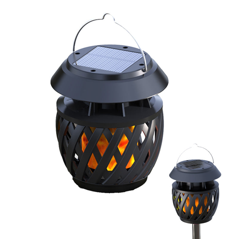 Solar table flame led light