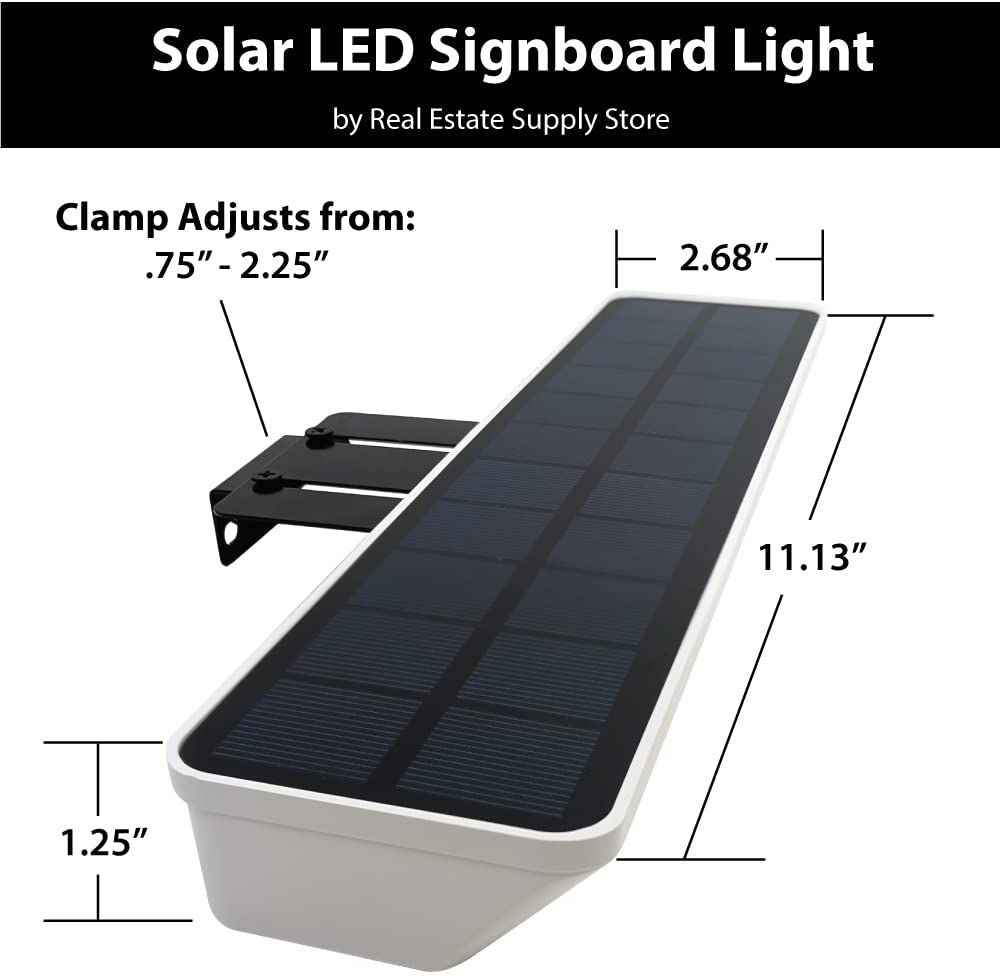 Solar signboard led light