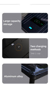 Solar Charging Coffee Table with Bluetooth Speaker