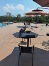 Solar Charging Coffee Table with Bluetooth Speaker