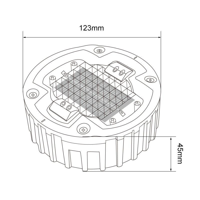 Potable Solar Road Stud - C