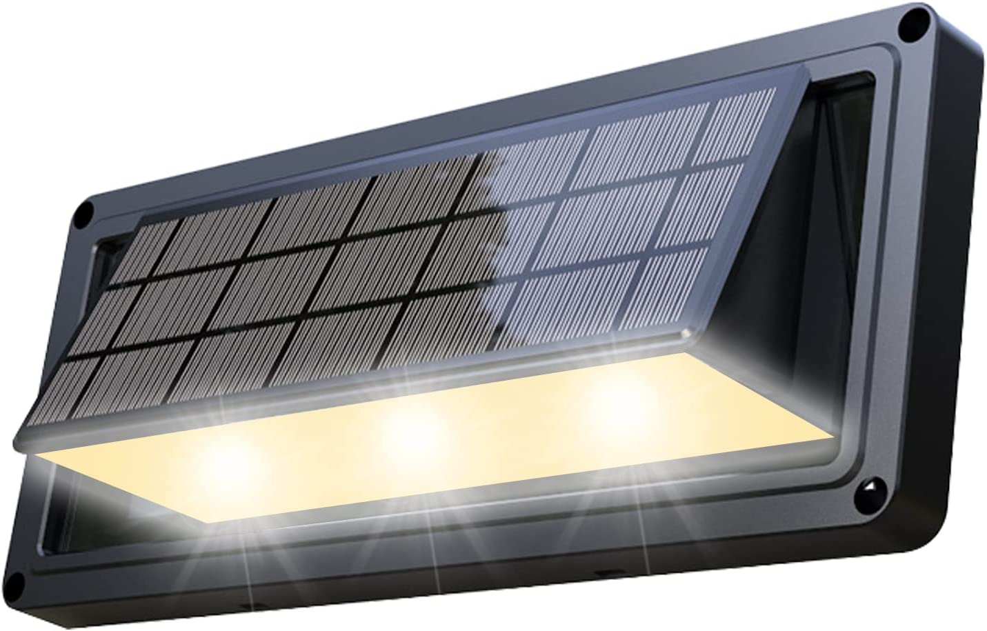 Aluminum solar step light