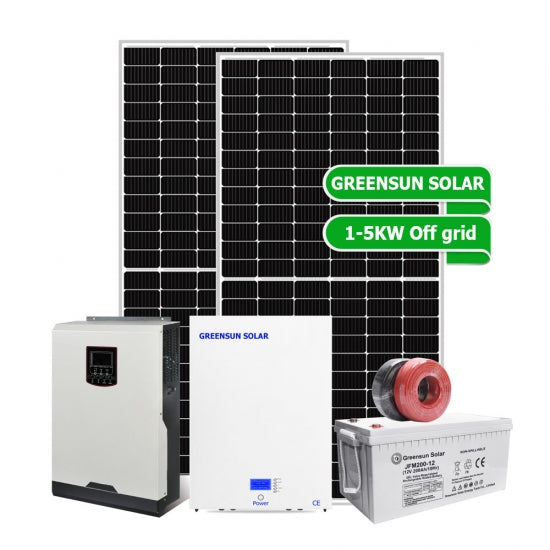 Greensun Solar Off-Grid Sistem 1-5kW - Ev Tipi Şebekeden Bağımsız