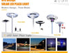 ELS-30K Solar Adjustable Ground Spike Light