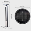 EVIEKO solar bollard light 1 m (EV-GL-101) – dimensions